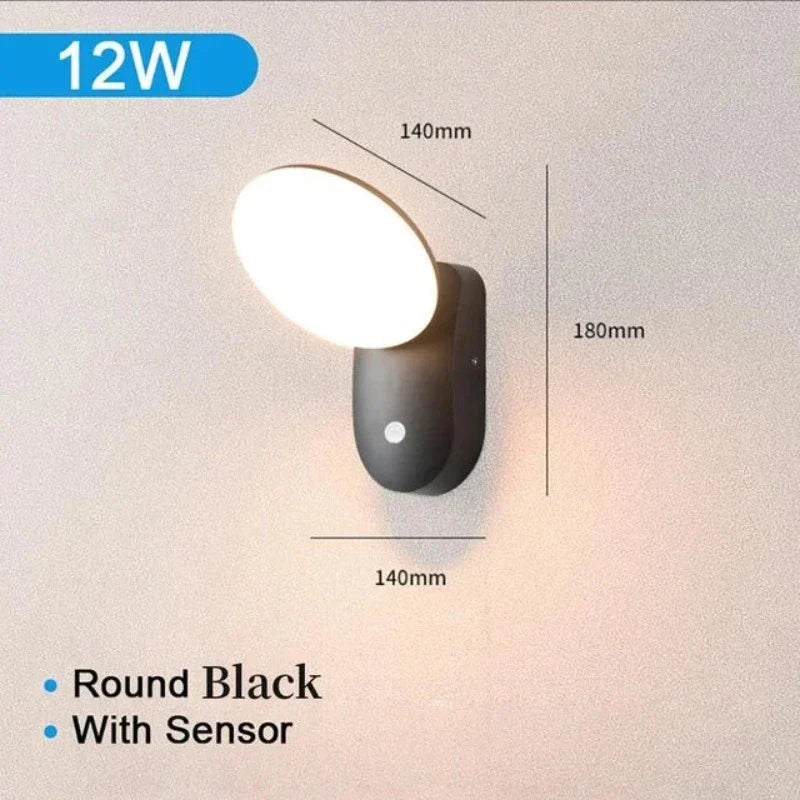SecureLight - LED Motion Sensor Outdoor Lamp | Waterproof & Energy Efficient | Bowlift