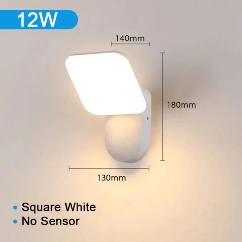 SecureLight - LED Motion Sensor Outdoor Lamp | Waterproof & Energy Efficient | Bowlift
