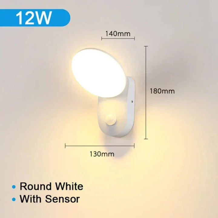 SecureLight - LED Motion Sensor Outdoor Lamp | Waterproof & Energy Efficient | Bowlift