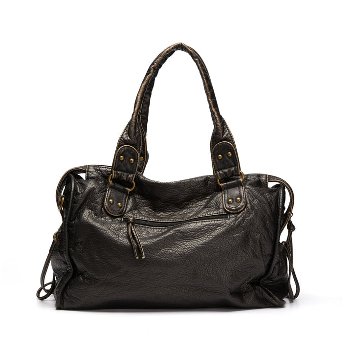 Ladies Shoulder Bag PU Leather Spacious with Laptop Compartment and Adjustable Strap | Bowlift