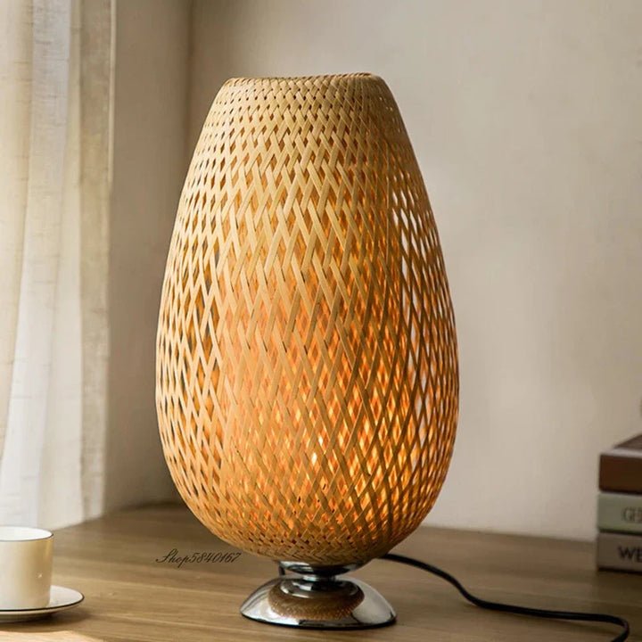 BowLift | VintageBamboo - Bamboo Vintage Table Lamp