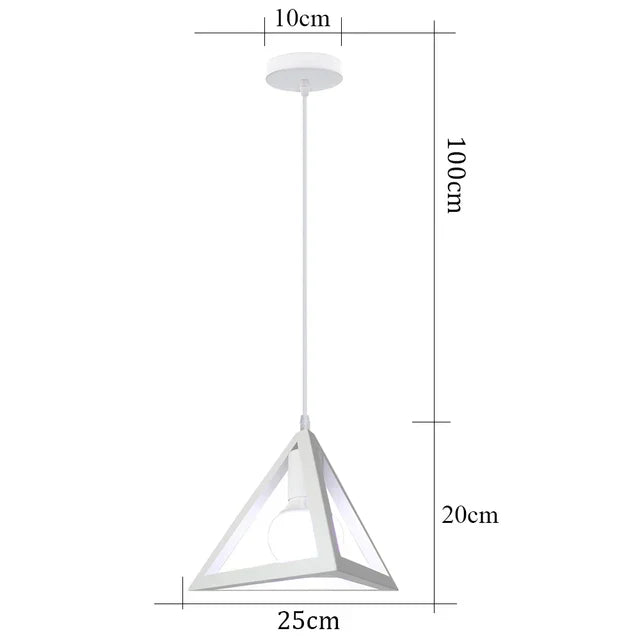 Vintage iron pendant lamp in industrial design – retro hanging lamp for dining room & living room | Bowlift