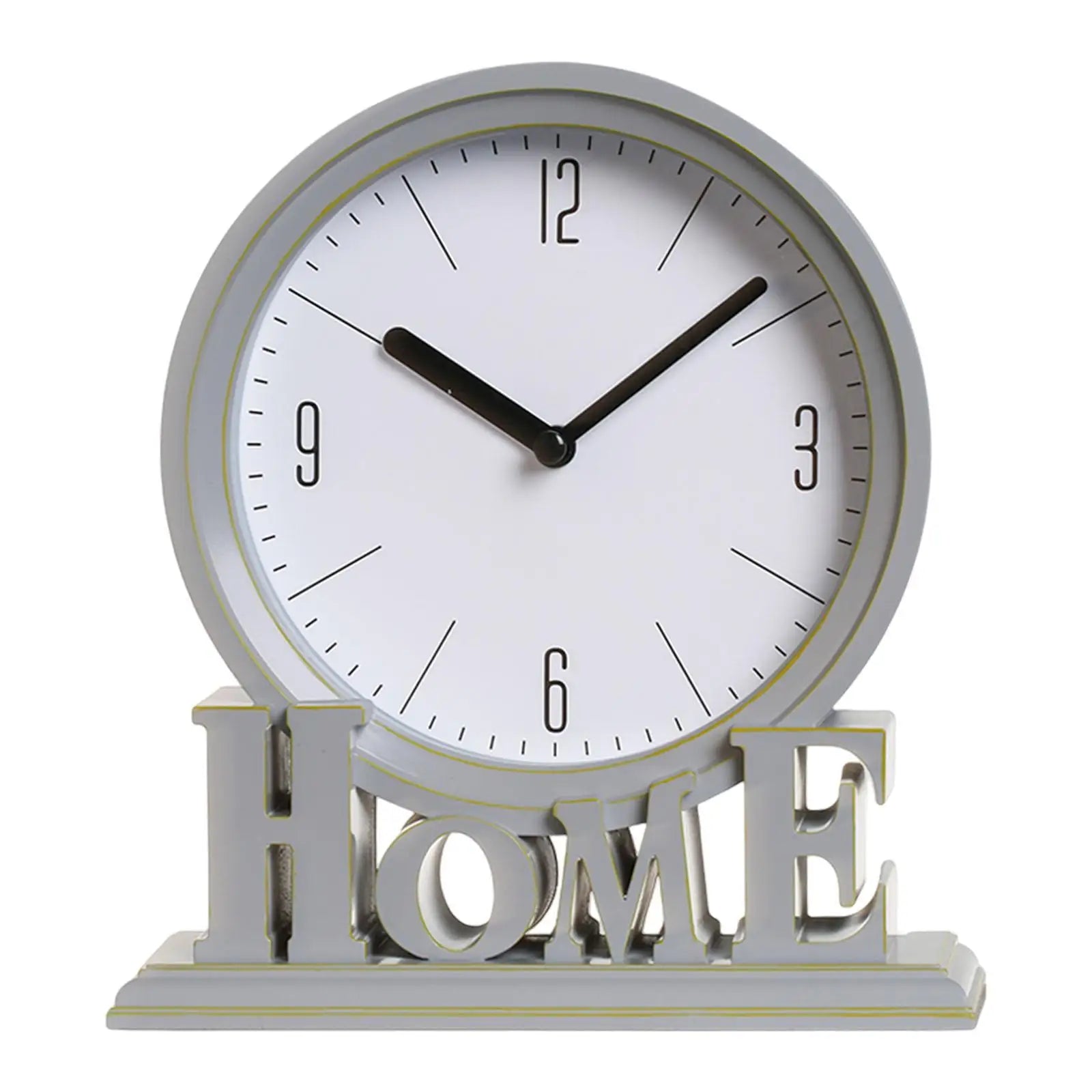 BowLift | Vintage Desk Clock – Silent Clock – Home – Table Clock – Decorative – 18.5 x 6 x 20.6 cm