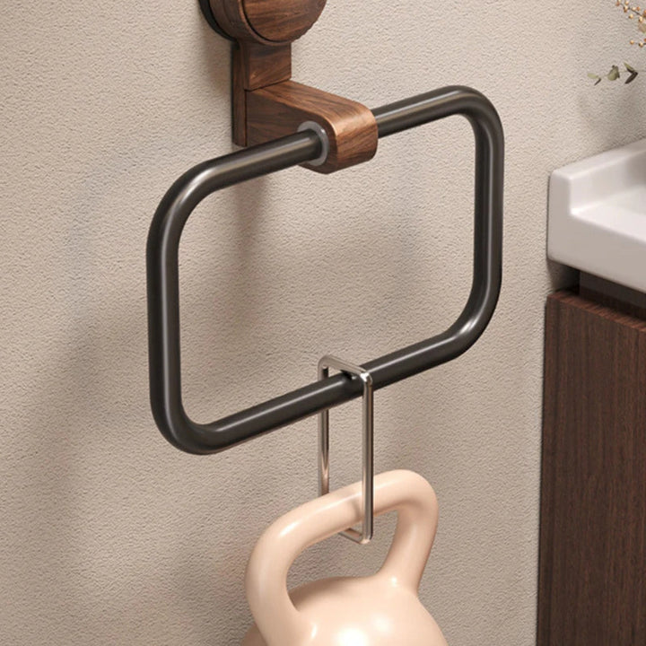 BowLift | Vintage Wood Removable Towel Rack