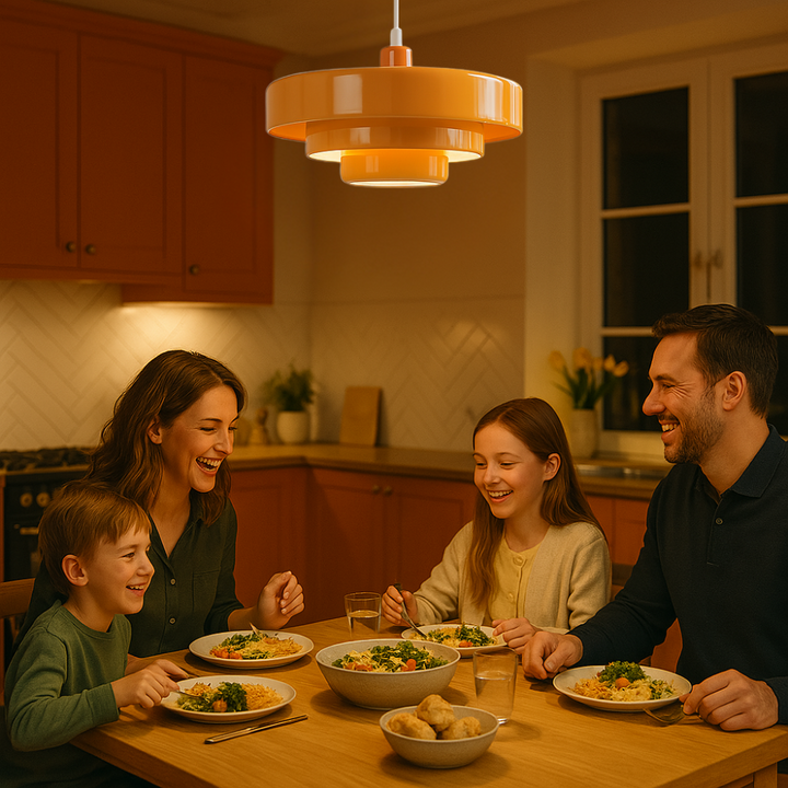 BowLift | TimelessGlow Vintage Pendant Lamp – Warm LED Ambient Lighting With Industrial Character