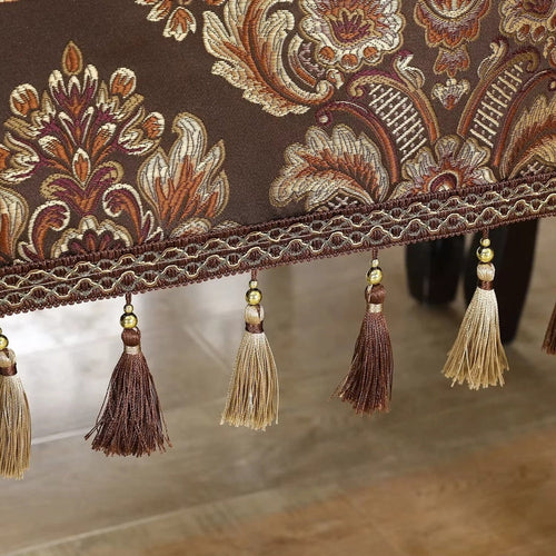 BowLift | Vintessa Vintage Embroidered Tassel Tablecloth