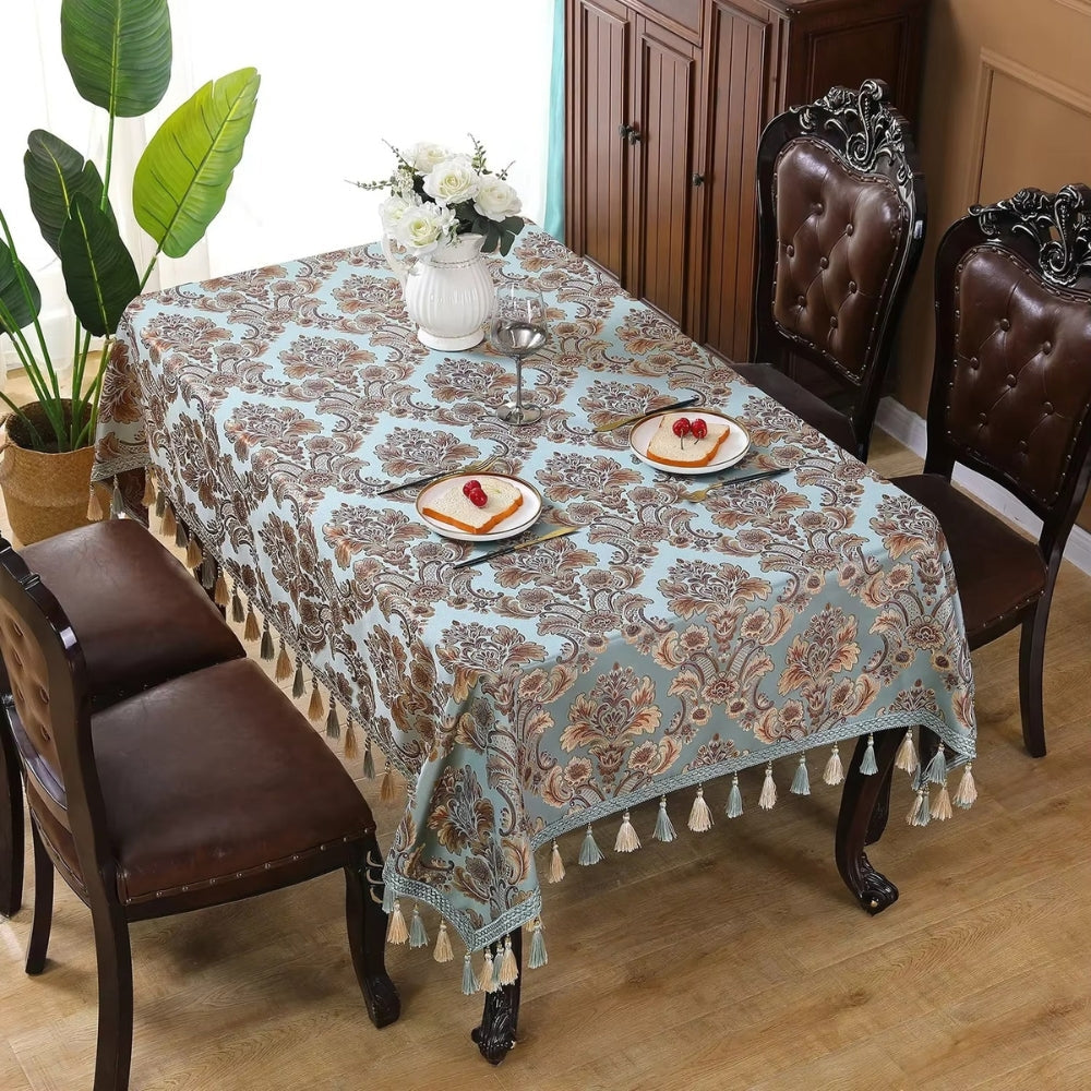 BowLift | Vintessa Vintage Embroidered Tassel Tablecloth