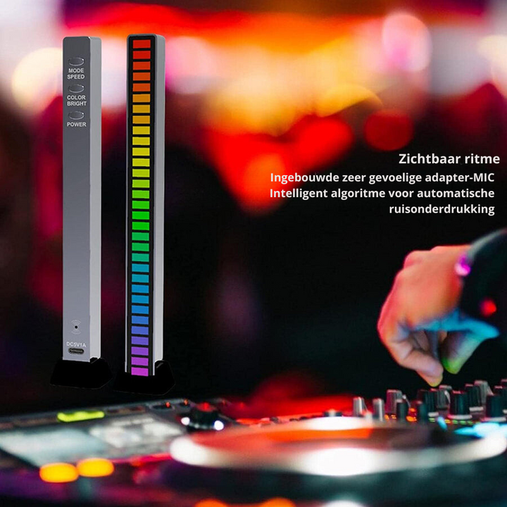 BowLift | Smart Sound-Activated RGB Light Bar | Music Sync LED Ambient Lighting