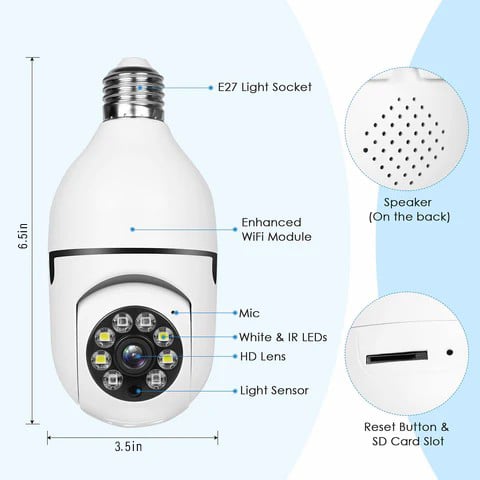 VistaGuard 360 Wireless Security Camera | Bowlift