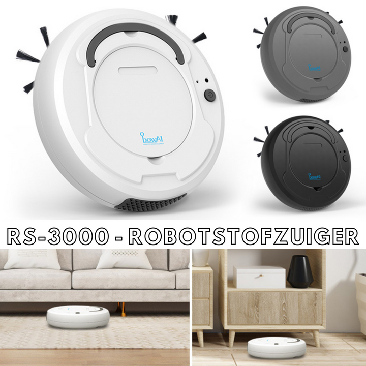 BowLift | RS-3000 Robot Vacuum Cleaner | 3-in-1 Smart Automatic Vacuum Cleaner for Every Household