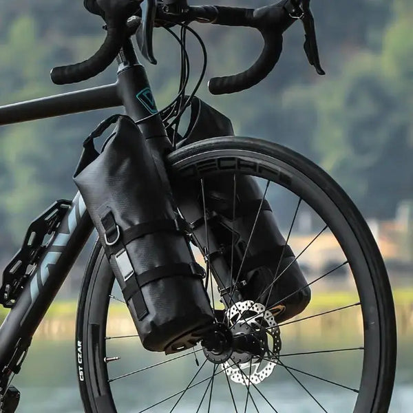 BowLift | Waterproof Front Fork Bike Bags – 5-7L Pannier Set for Long Rides & Bikepacking