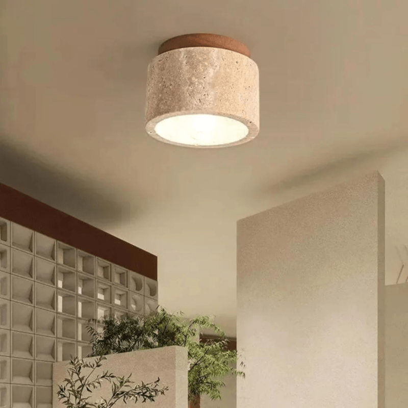 BowLift | Minimalist LED ceiling lamp made of wood for a warm ambiance
