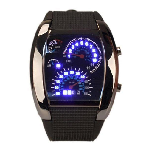 Rennuhr LED Digital Sport Watch with Strap | Bowlift