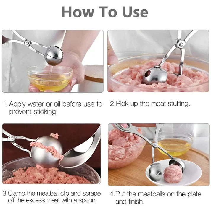 BowLift | RVS Meatball Maker - MeatballMaster
