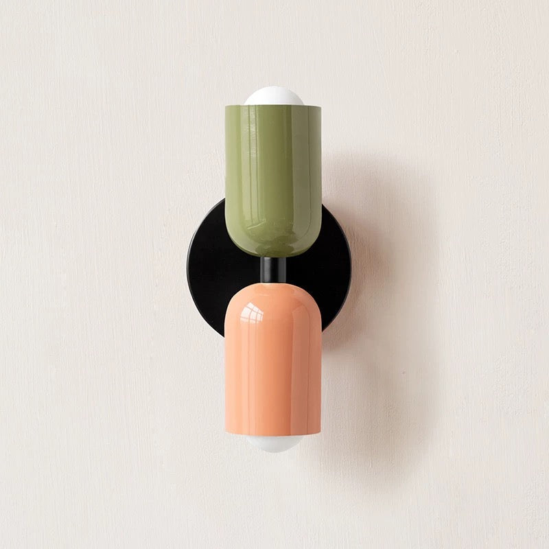 BowLift | Wall Light Modern Dual Glass Sconce Fixture