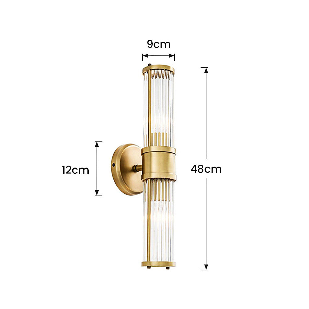 Classic wall lamp in gold – Luxurious lighting for bathroom and hallway | Bowlift