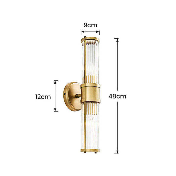 Classic wall lamp in gold – Luxurious lighting for bathroom and hallway | Bowlift