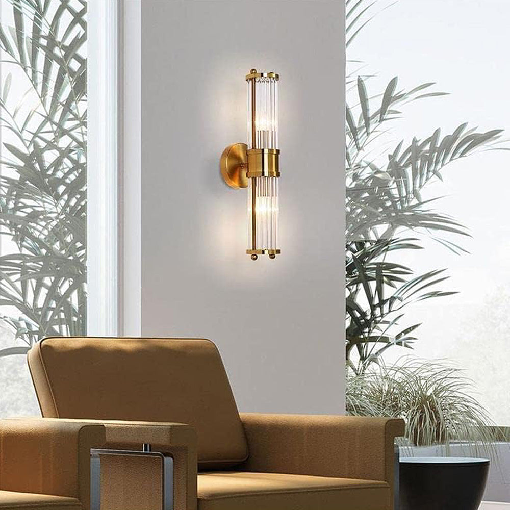 Classic wall lamp in gold – Luxurious lighting for bathroom and hallway | Bowlift