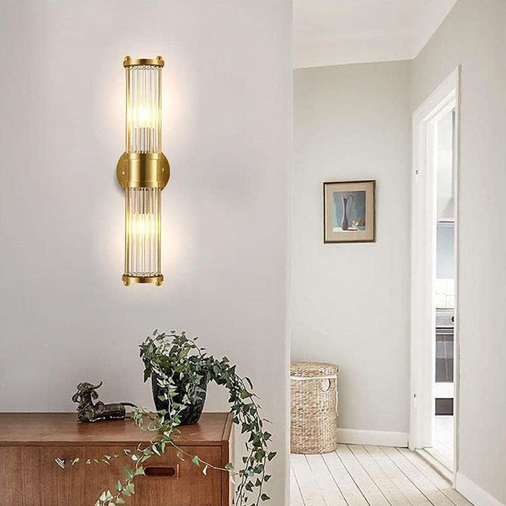 Classic wall lamp in gold – Luxurious lighting for bathroom and hallway | Bowlift