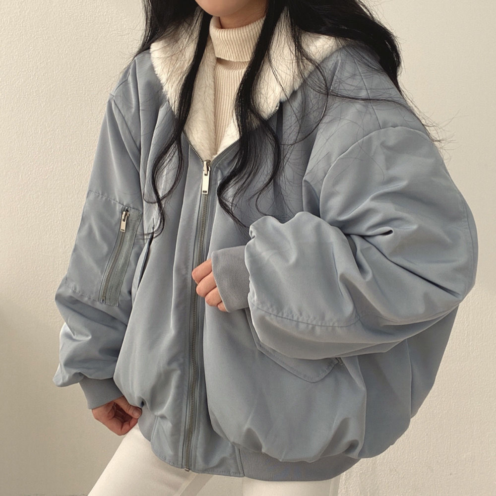 BowLift | Reversible Fleece Women’s Jacket – Warm Lightweight Winter Jacket with Hood