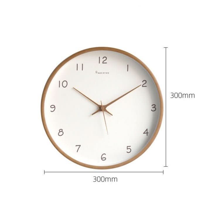 BowLift | Quiet Wooden Wall Clock with Battery Operation