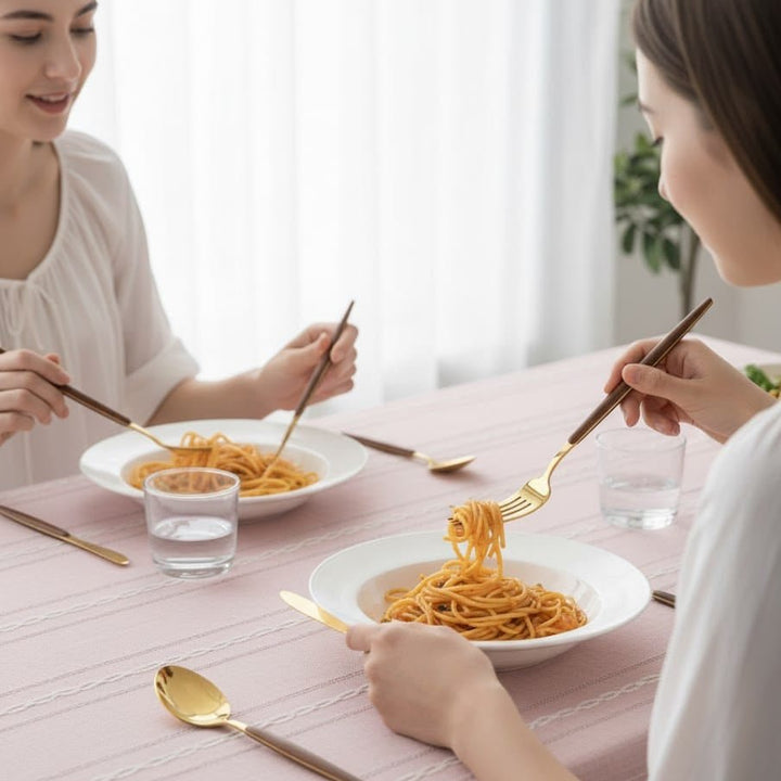 BowLift | Premium stainless steel cutlery with wood accent
