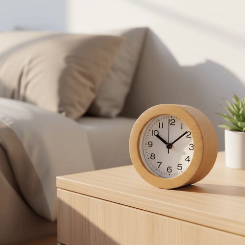 BowLift | Silent Wooden Alarm Clock for Cozy Bedrooms
