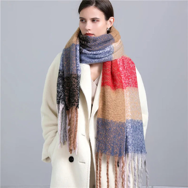 CosyPlaid Scarf – Warm, Trendy Winter Style Bowlift