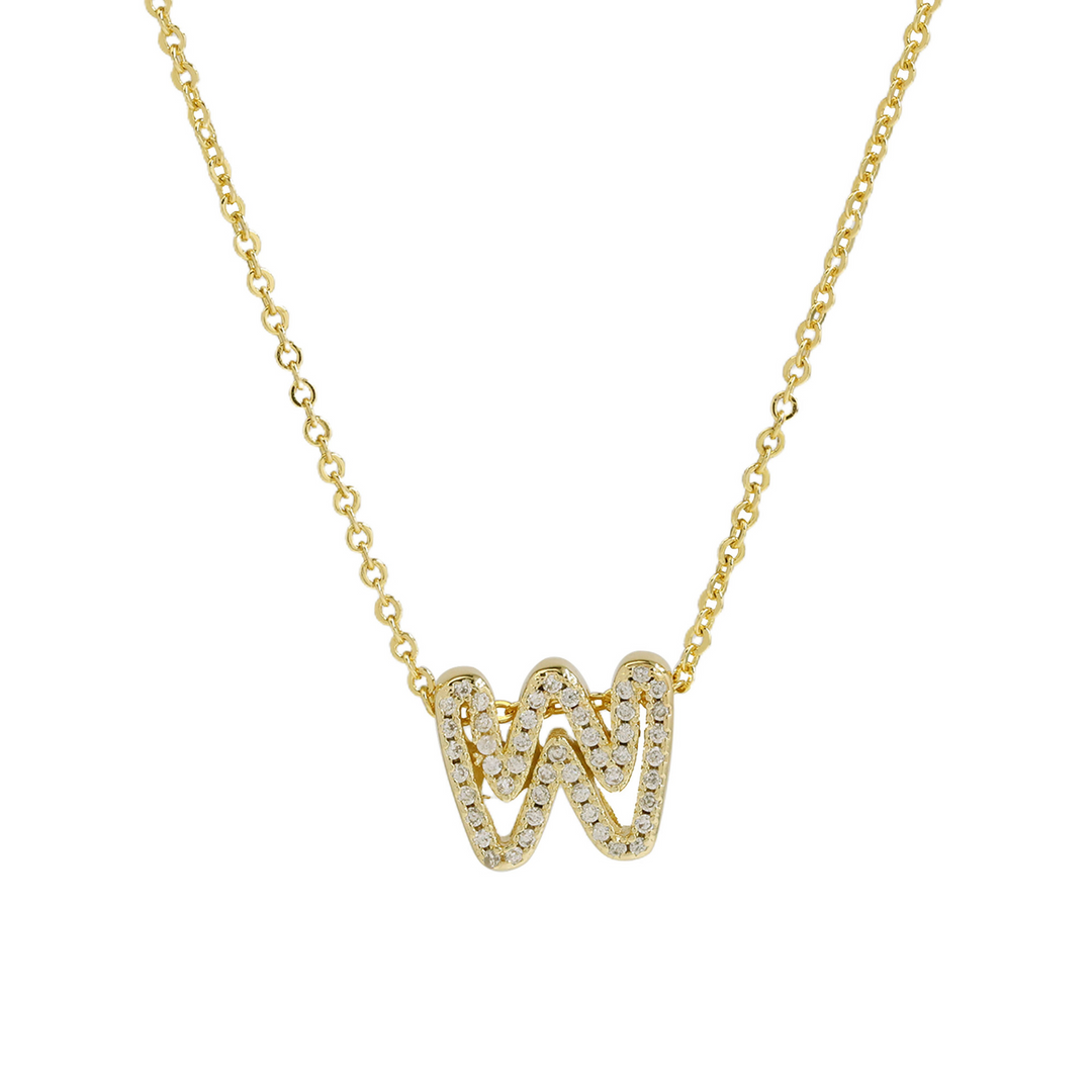 BowLift | Dazzling Diamond Initial Necklace