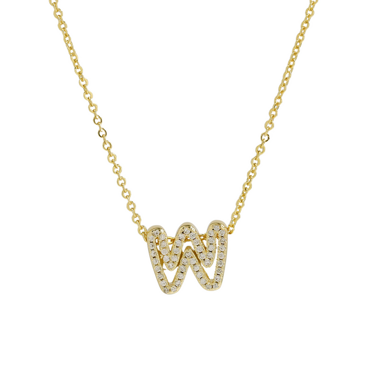 BowLift | Dazzling Diamond Initial Necklace