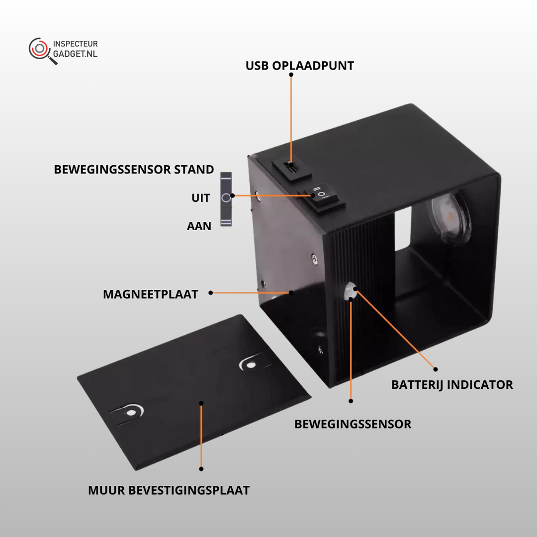 BowLift | Lumina Wall Lamp™ - Wireless Rechargeable Wall Lamp