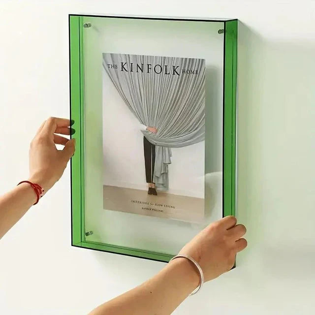 Transparent acrylic picture frame Bowlift