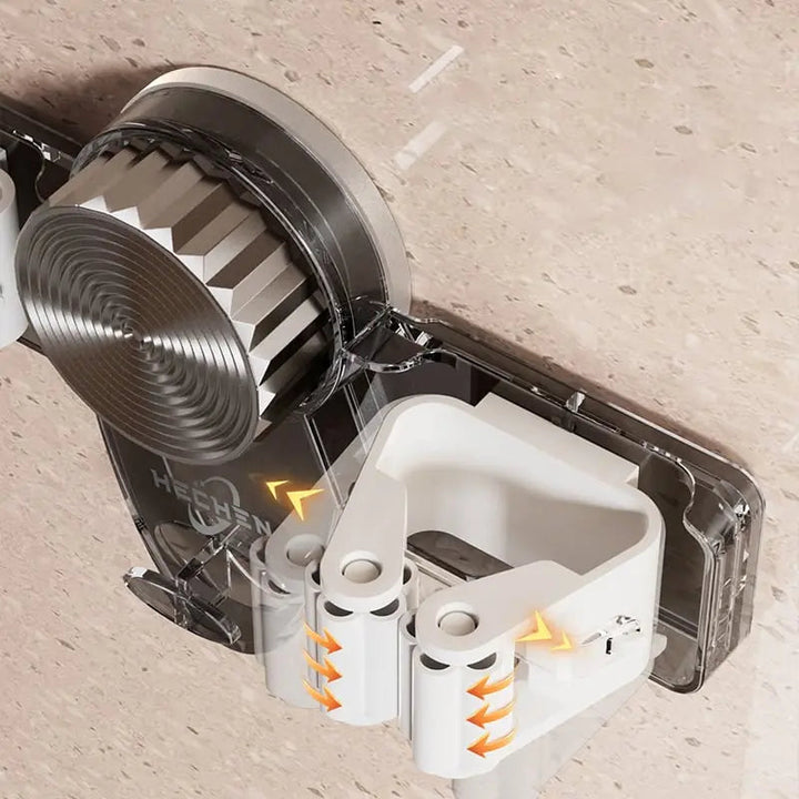 BowLift | Space-saving holder for brooms & tools – Quickly mounted, no drilling