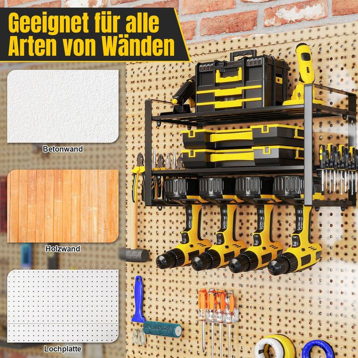 Tool holder wall mount 50kg load | Bowlift