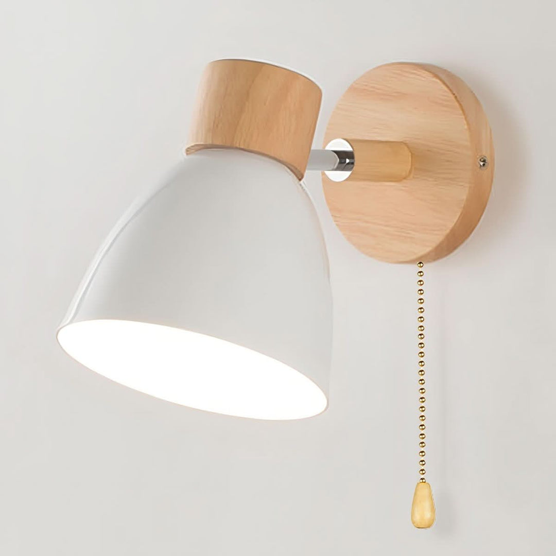 BowLift | Modern wall lamp made of wood in Nordic style