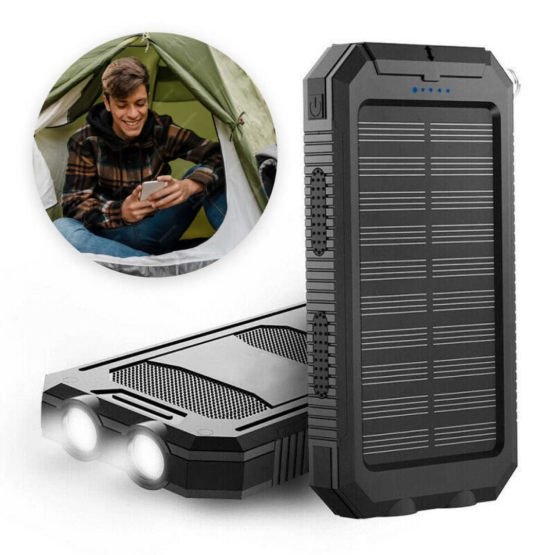 BowLift | Waterproof Solar Power Bank with 30000mAh for Outdoor Adventures