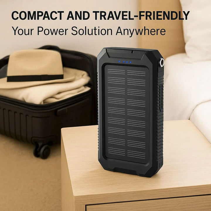 BowLift | Waterproof Solar Power Bank with 10000mAh & Dual USB