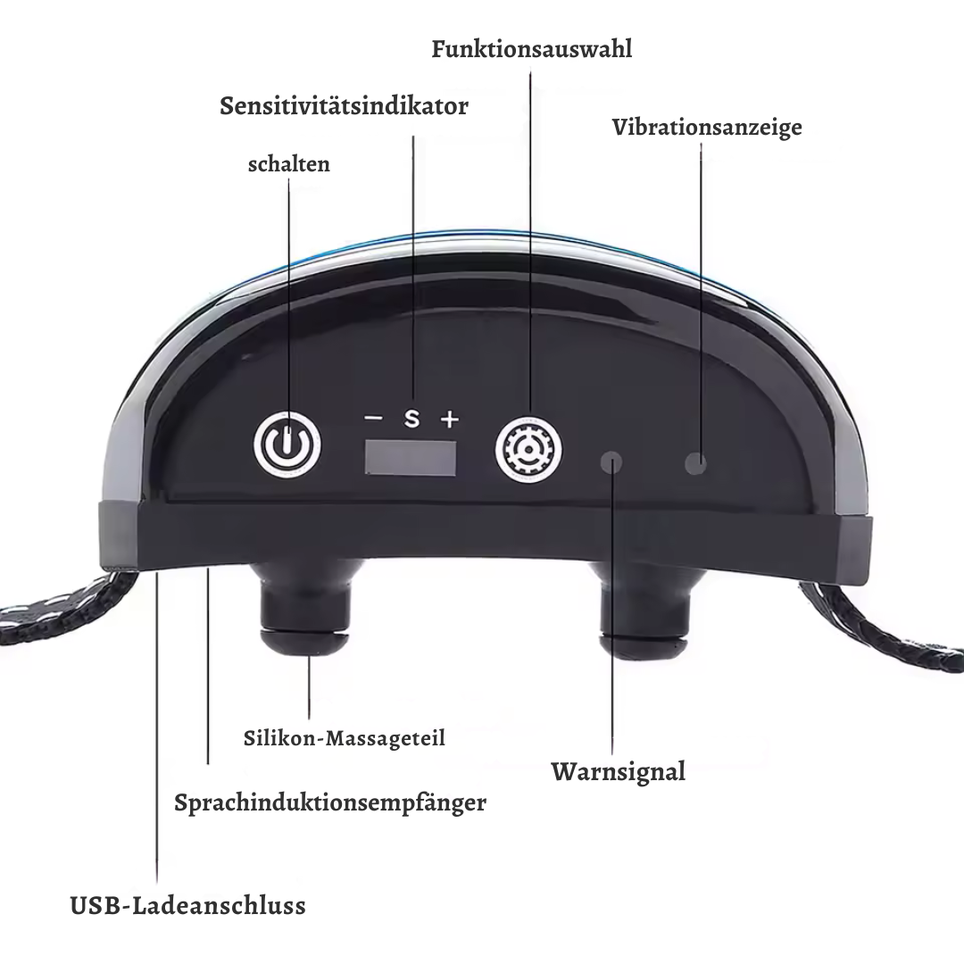 Anti Bell Collar for Dogs waterproof with sound and 7 vibration levels Bowlift