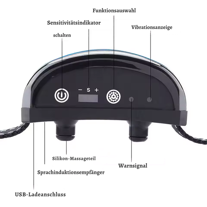 Anti Bell Collar for Dogs waterproof with sound and 7 vibration levels Bowlift