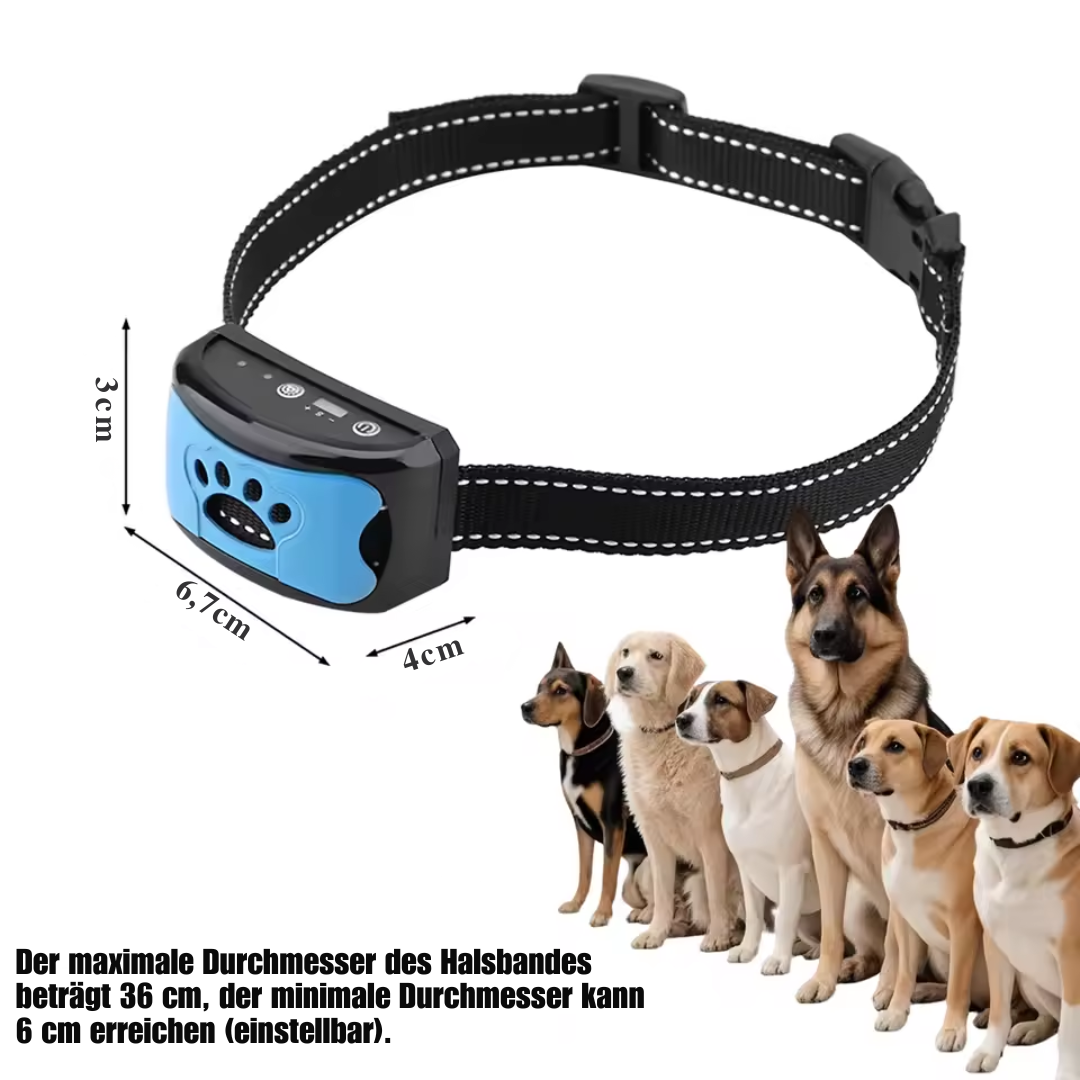 Anti Bell Collar for Dogs waterproof with sound and 7 vibration levels Bowlift