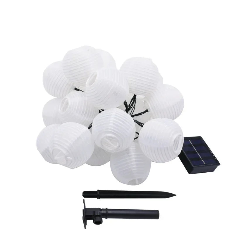 BowLift | SunShade Solar Lantern String Lights – Weatherproof Outdoor LED Decoration