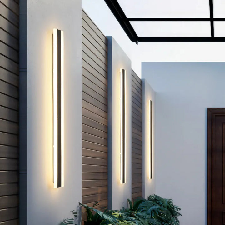 BowLift | LumiGlow Outdoor Wall Light | Weatherproof Modern Lighting for Garden