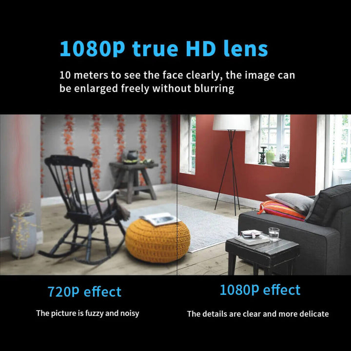 BowLift | Waterproof HD Mini Camera With Night Vision and Wide Angle Lens IP WiFi 1080P HD 160° Wide Angle