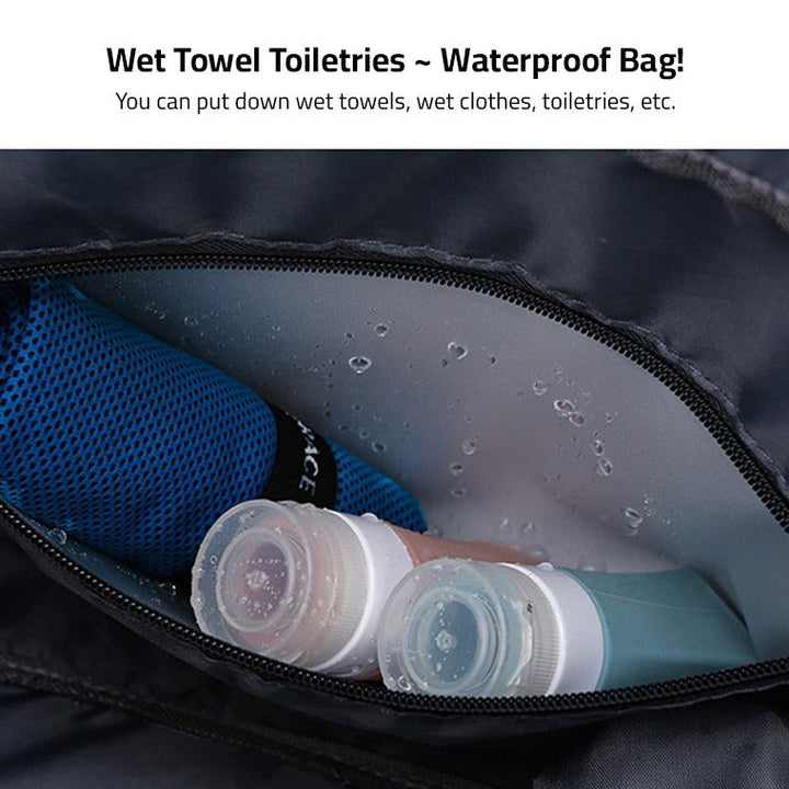Travique Waterproof Sports and Travel Bag with Multiple Pockets | Bowlift