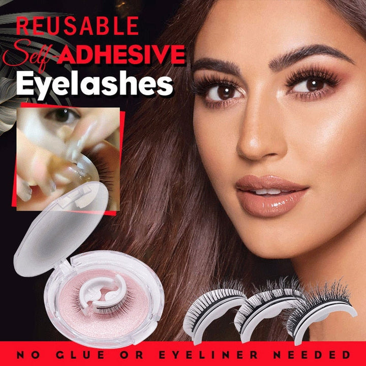 Waterproof – Reusable Self-adhesive Eyelashes Bowlift