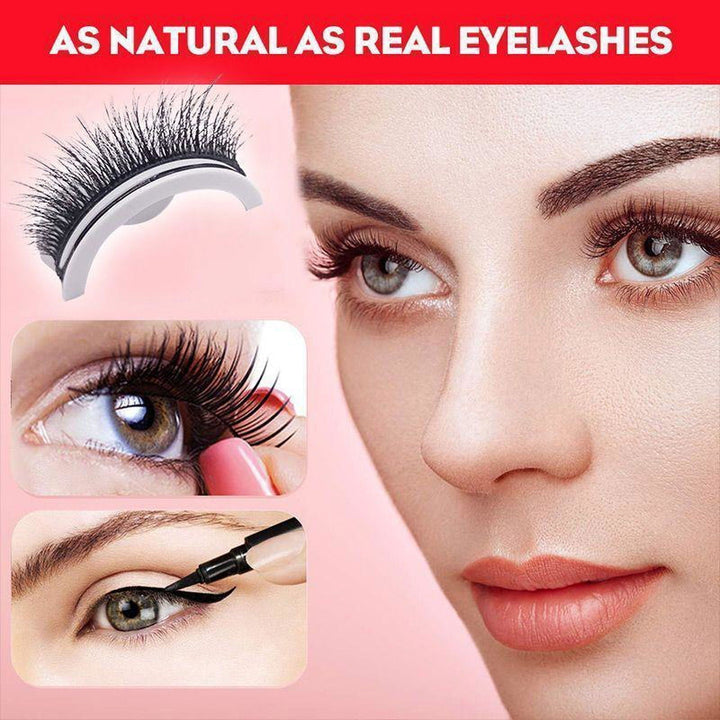 Waterproof – Reusable Self-adhesive Eyelashes Bowlift
