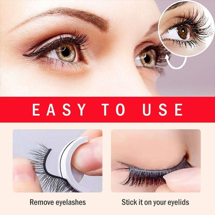Waterproof – Reusable Self-adhesive Eyelashes Bowlift