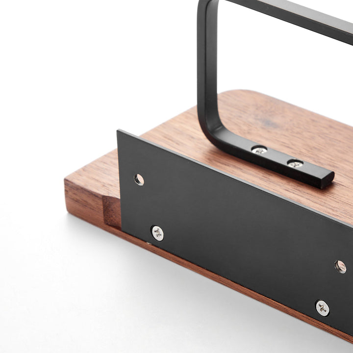 WoodEase Holder – Stylish Wooden Toilet Roll Holder Bowlift