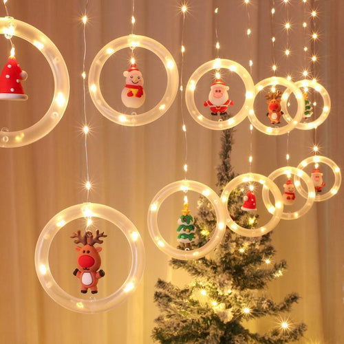 BowLift | Christmas Curtain String Lights