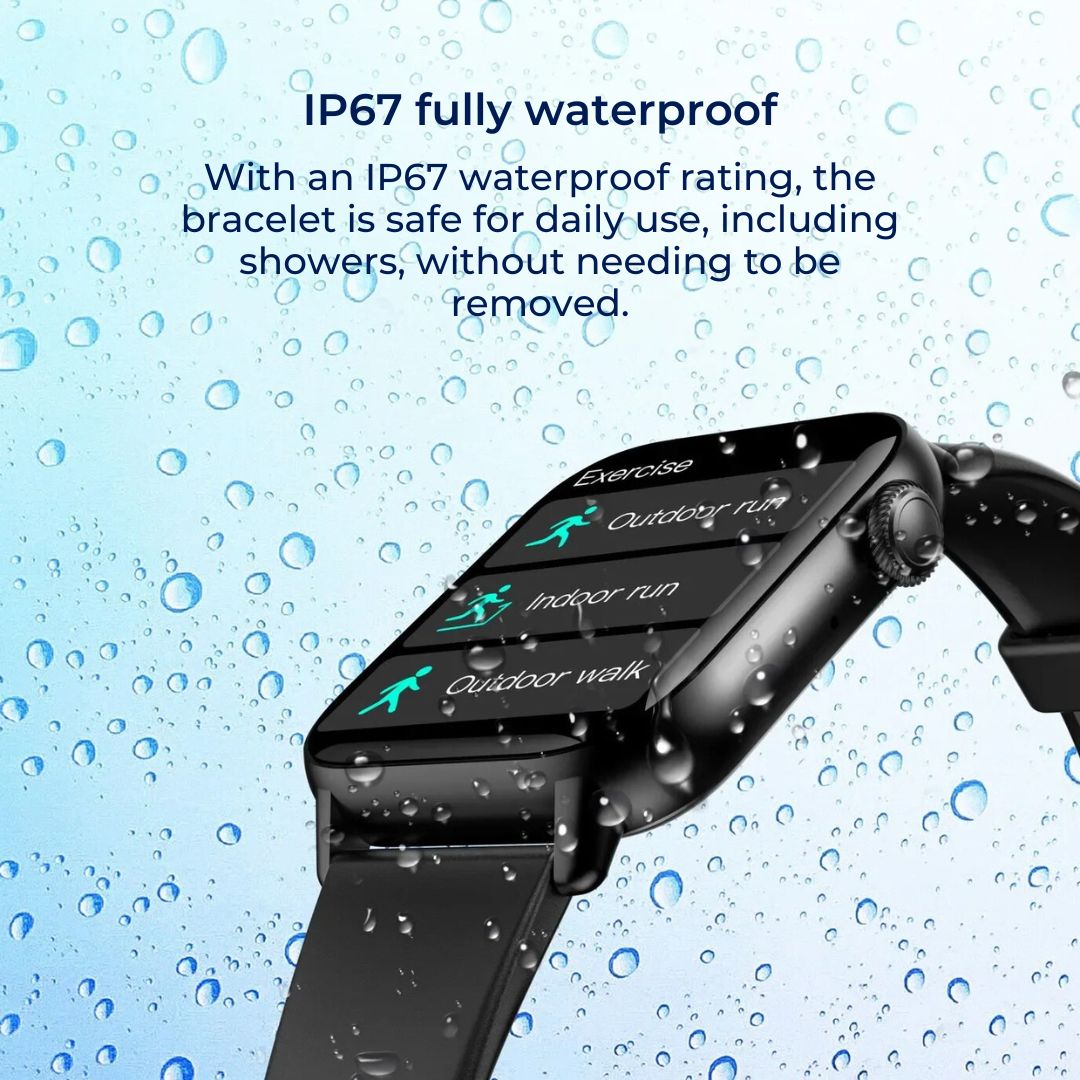 WellnessPro Health Smartwatch | Tracks Heart Rate - Blood Pressure Tracking - Sleep Activity Tracking Bowlift